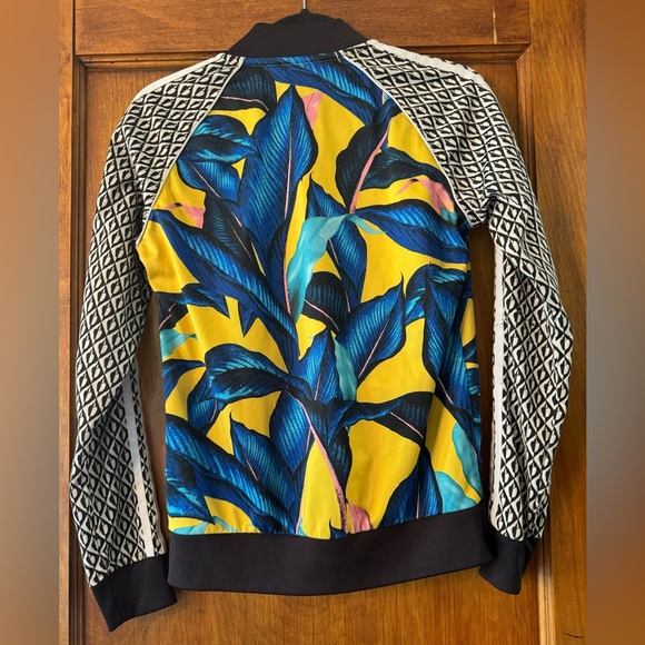 Adidas Floral Track Jacket - Size Small - Picture 2 of 5